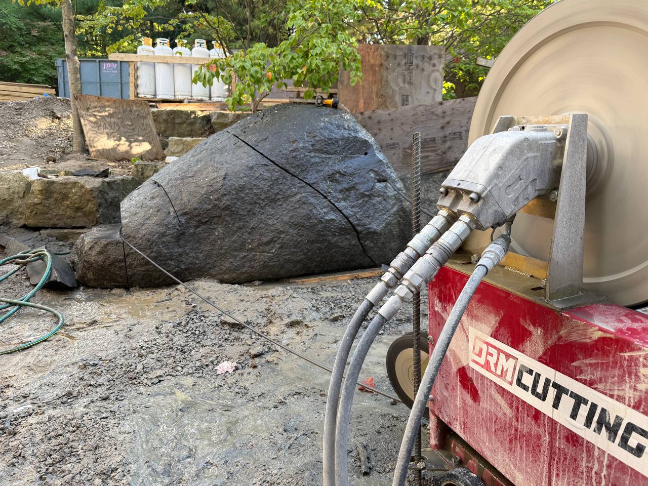 concrete wire cutting